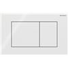 GEBERIT PLACCA DI COMANDO GEBERIT SIGMA 40 SQUARE VETRO BIANCO 115.629.SI.1