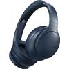 DOQAUS Cuffie Bluetooth Wireless,90 Ore Cuffie Bluetooth Over Ear Senza Filo,3 Modalità EQ,Microfono Incorporato,HiFi Stereo,Cuffie Senza Fili Pieghevoli,Blu