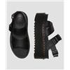 DR. MARTENS Dr.Martens Sandali Voss II Athena Leather Strap Platform Neri Donna