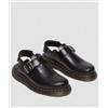 DR. MARTENS Dr.Martens Sabot Mule Slingback Jorge II Brando in pelle nera Uomo
