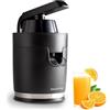Innoliving Spremiagrumi Elettrico Potente con Leva INN-884/INN-885, Silenzioso, Facile da Usare e Pulire, Ideale per Succo di Agrumi, Design Compatto e Moderno (PLASTICA CON LEVA)