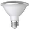 ledscom.de Lampadina LED E27, PAR30 collo corto, bianco caldo (2700 K), 12,9 W, 994lm, 42°, specchio riflettente (argento)