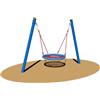 Giochipark Altalena Luna 976 Giochipark acciaio zincato diametro 100cm EN 1176 h222cm