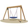 Giochipark Altalena Culla 852 Giochipark legno lamellare sedile Ø120cm EN 1176 h 230cm