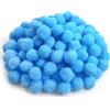 TOAOB THE ONE AND ONLY BABY TOAOB 300 pezzi Pom Poms per Lavoretti Blu 2.5cm Mini Pompon Piccoli Pon Pon per Decorazione Festiva Artigianato Creativi Fai Da Te Cucito