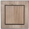 Cornice in legno con base