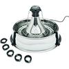 PetSafe Drinkwell Fontanella per Gatti e Cani a 360° in Acciaio Inossidabile con 5 Getti d'acqua a Cascata Personalizzabili, Filtro a Carbone e Schiuma per Acqua di qualità, Capacità 3.8 L