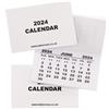 Baker Ross FX873 Tamponi per calendario 2024 - Confezione da 25, Accessori per la creazione di calendari per bambini