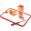 Freshmagis Freshmagic Tagliere Acrilico Trasparente, Tagliere Vetro Temperato di Alta Qualità con Funzione Antiodore, Tagliere Vetro Cucina per Attrezzature da Cucina Moderne (38 × 26 cm)