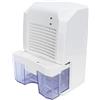 Focket Deumidificatori per Casa, 800ml 10W Piccolo Deumidificatore Silenzioso per Bagno, Portatile Mini Deumidificatore Spegnimento Automatico per Il Bagno della Camera da Letto