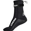CRESSI Guardian Mid High Neoprene Socks 2mm S - Calzari Medio Alti in Neoprene 2mm con Cinturino Strap, Ideali per Tutti gli Appassionati di Sport Acquatici, Nero, S, Unisex