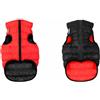 AiryVest Piumino Revers Rosso/Nero S30 cm per Cani