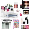 JasCherry Kit per Trucco Completo, Pacchetto Cosmetico Partenza per Donne e Ragazze, Xmas Makeup Gift Set con Palette di trucco, Rossetti, Mascara, Eyeliner, Fondazione, per l'uso Quotidiano e Viaggio