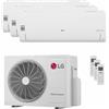 lg Condizionatore LG DUALCOOL Libero Smart trial split 9000+9000+12000 BTU inverter A+++ wifi unità esterna 5.2 kW codice prodotto MU3R19.U23/S09EC.NSJS_2/S12EC.NSJS_1