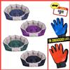 CASA & PETS Cuscino cuccia cani / gatti Royal in Oxford morbido comodo igienico lavabile per interno taglia medio/piccola a forma di zampa colorato verde viola nero blu 50x39x18 OMAGGIO Guanto Toeletta
