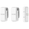 RØDE Wireless Micro - Microfono wireless compatto, due microfoni con custodia di ricarica per la creazione di contenuti per smartphone - Lightning, bianco