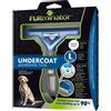 FURminator Strumento di Deshedding del Sottopelo per Rimuovere il Pelo Morto per Cani di Taglia L a Pelo Corto