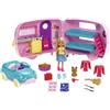 Barbie il Camper di Chelsea, PlaySet con Bambola, Veicolo, Roulotte e Tanti Accessori, Giocattolo per Bambini 3 + Anni, FXG90