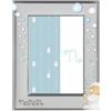 Nanan Portafoto in Argento ORSO BOLLE AZZURRO 130x180 mm Cornice Porta foto