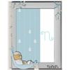 Nanan Portafoto in Argento ORSO AMACA AZZURRO 130x180 mm Cornice Porta foto