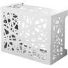 Divina Home OUTLET - Copricondizionatore copertura per climatizzatore ARTIST M Bianco in alluminio L86xP44xH68 cm - DH85557 - Ricondizionato