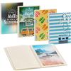 Hama Album Fotografico Summerly (Copertina Morbida, 24 Pagine per 24 Foto in Formato 10 x 15 cm, Resistente, per archiviare con aneddoti, Protegge Foto, Mini Album), Motivi Casuali