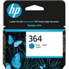 HP Cartuccia Originale Genuina HP 364 CIANO 300 Pagine