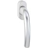 HOPPE maniglia per finestra Tokyo con retinatura, quadrato 7 x 32 mm, argento anodizzato, 8106619