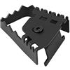 Nikou Estensione del freno - Pedale del freno a pedale posteriore del motociclo Ampliamento del pad estensibile per B-M-VV F800GS F700GS F650GS R1150GS R1200GS Galvanotecnica (Colore : Black)