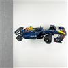 Brick Nest Supporto da parete compatibile con Red Bull RB20 F1 Car 42206 Staffa di visualizzazione sicura