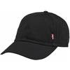 Levi's Classic Twill Red Tab Baseball Cap, Berretto Uomo, Nero (Regular Black), Taglia unica