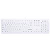 CHERRY AK-C8100F-U1-W/GE tastiera Medico USB QWERTZ Tedesco Bianco