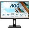 AOC P2 Q24P2Q LED display 60,5 cm (23.8") 2560 x 1440 Pixel Quad HD Nero