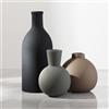 ooit Ceramic Vase Set of 3, Vases Home Decor Rustic Farmhouse Decor Pottery Vases for Bouquet Pampas Grass Dried Fresh Flowers, Living Room, Kitchen, Bedroom, Bathroom, Entryway Mantel, Decor -Multicolor