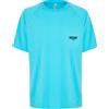 Moschino T-Shirt Uomo Tinta Unita Con Logo E Taschino Azzurro