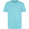 Moschino T-Shirt Uomo Tinta Unita Stone Wash Azzurro