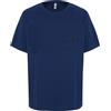 Moschino T-Shirt Uomo Tinta Unita Con Logo E Taschino Blu
