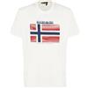 Napapijri T-Shirt a Maniche Corte Lari White Heron