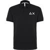 Sun68 Polo Big Logo S/S Nero