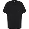 Moschino T-Shirt Uomo Tinta Unita Con Logo E Taschino Nero