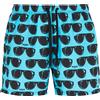 Moschino Boxer Mare Stampa Occhiali Azzurro