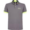 Sun68 Polo Logo Fluo S/S Ottanio Inchiostro