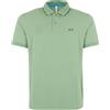 Sun68 Polo Small Stripes On Collar S/S Verde Salvia