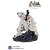 Statuetta Clown Seduto con Coccinelle Les Alpes h.22,5cm 001 12008 Pagliaccio
