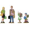 LGB Set famiglia - L53004 4 figure per modellismo ferroviario, 1:22.5, dipinte, adulti e bambini, decorazione per costruzioni, traccia G