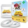 SUPER BAU BAU Collare Antiparassitario per Cani - Super Bau Bau, Confezione da 2, Antipulci, Antizecche, Anti Zanzare, Impermeabile, Efficace per 12 Mesi, 38cm per Cani fino a 8kg