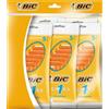 Bic - Set di rasoi monouso a lama singola, per pelli sensibili, da uomo, 5 confezioni da 5