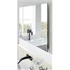 Infrapower - Pannello riscaldante a infrarossi Infrapower Infrapower 400-M 400 Watt per montaggio a parete, piastra riscaldante a specchio, senza telaio, 60 x 60 x 2,5 cm
