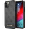 GUESS GUHCP12MG4GFGR - Custodia rigida per iPhone 12/12 Pro 6,1, colore: Grigio