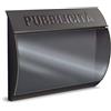Alubox Cassetta portapubblicita' serie 'busta' colore grigio ghisa